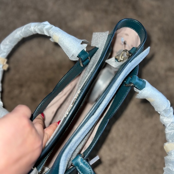 Kate Spade Brand New Purse Bag Teal Green Pink - Picture 12 of 14